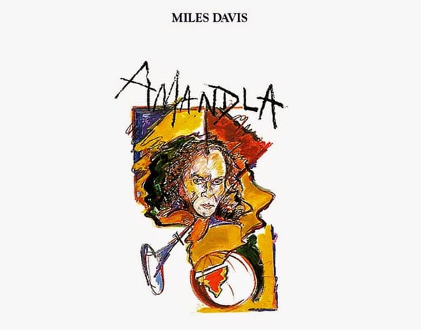 Album artwork for Miles Davis' 1989 album Amandla