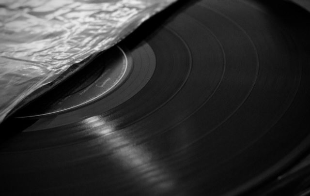 A vinyl record